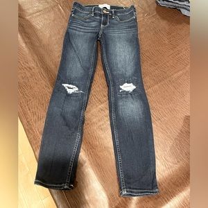 Abercrombie kids size 9/10 distressed jeans.  Like new.